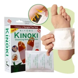 Set x50 Parches Kinoki Detox Pies Limpieza Corporal Nocturna - Ayudan a absorber toxinas mientras duermes