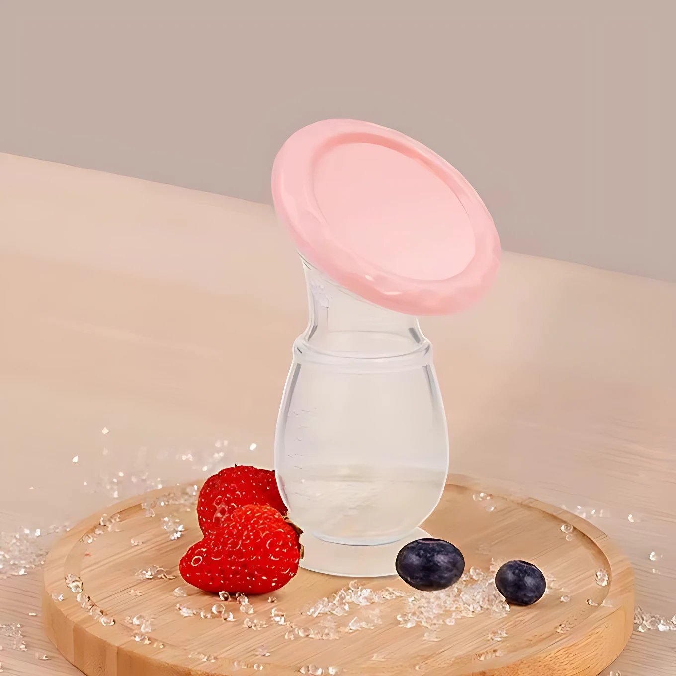 Extractor de Leche Manual Portátil Silicona Grado Alimenticio - Recolecta leche materna cómodamente en cualquier lugar