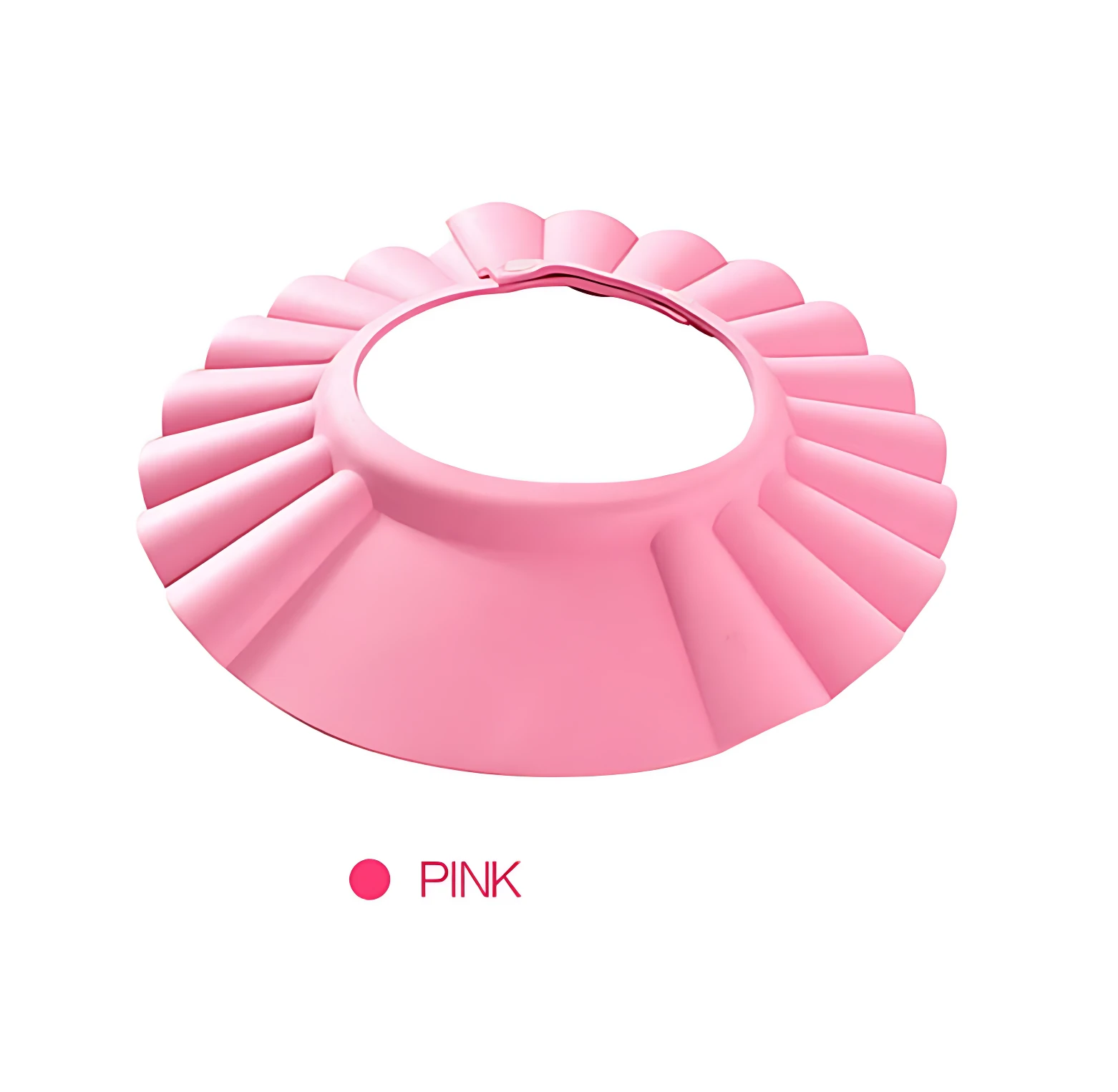 Gorro de Baño Ajustable para Bebés y Niños - Protege sus ojos del agua y jabón